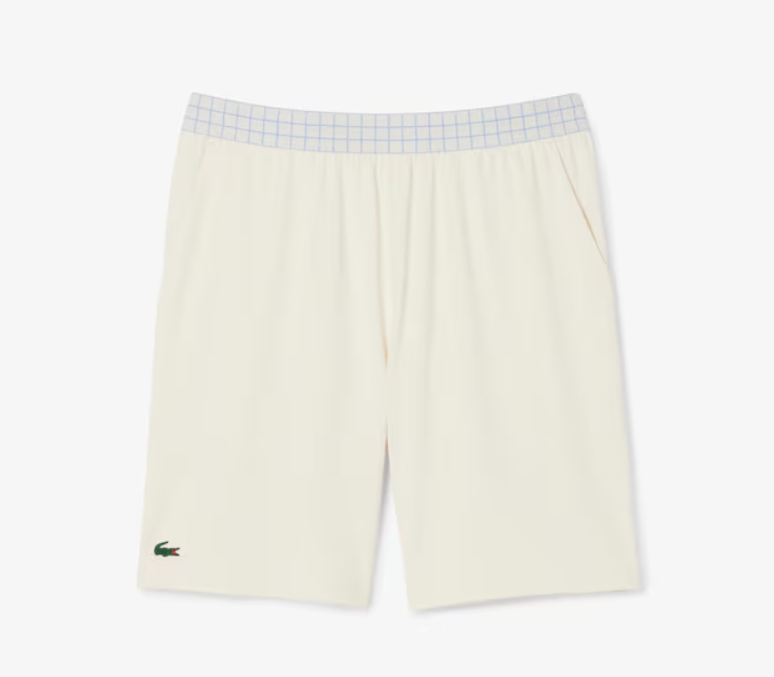 Lacoste Men's Ultra Dry Stretch Tennis Shorts White (GH4775 51 001)