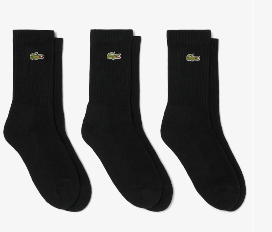 Men's 3-Pack Sport Socks Black (RA4182 51 8VM)
