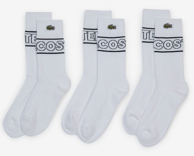 LACOSTE Socks Crew Embroidered Graphic RA5122510013942