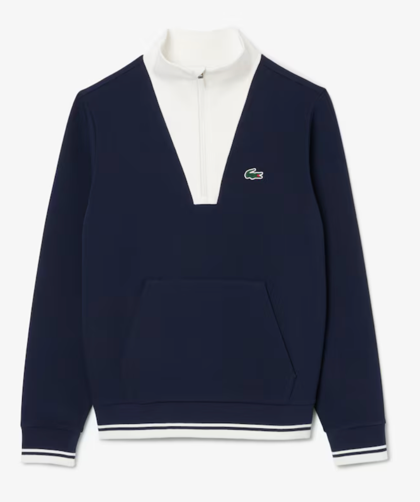Lacoste Women's Tennis Heritage UV Protect Sweatshirt naive and white (SF863451HHW)