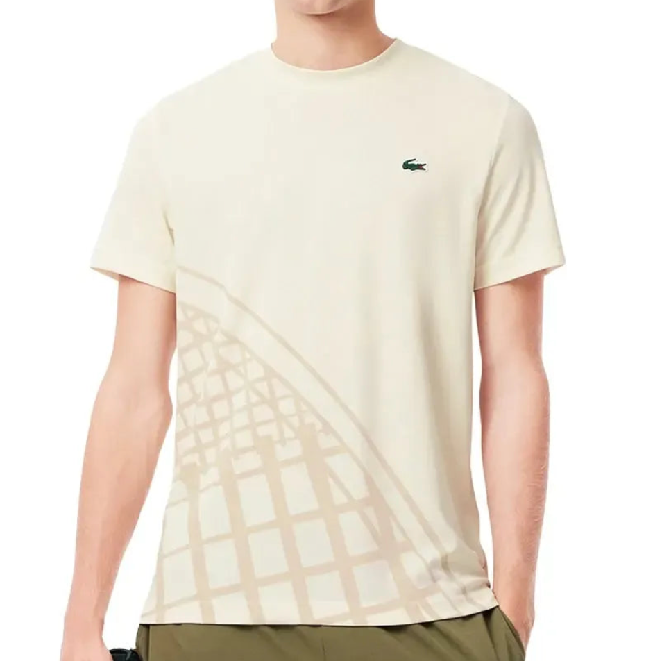 Lacoste Men T-shirt Cream (TH475351XFJ)
