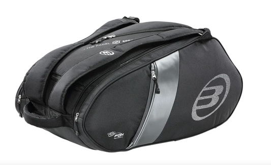 Bullpadel Racket Bag Neuron (Black and silver stripe)