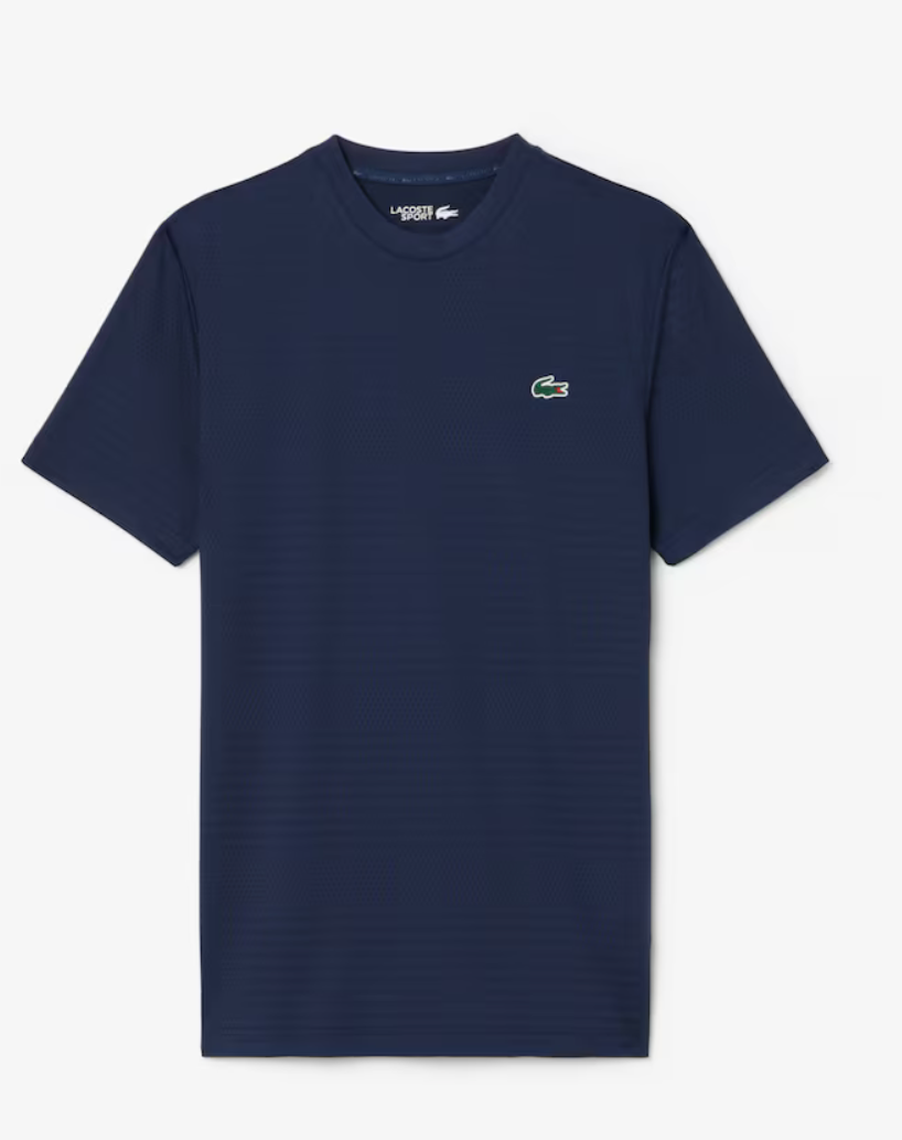 Lacoste Men's Ultra Dry Stretch Tennis T-Shirt Navy (TH0004-51)