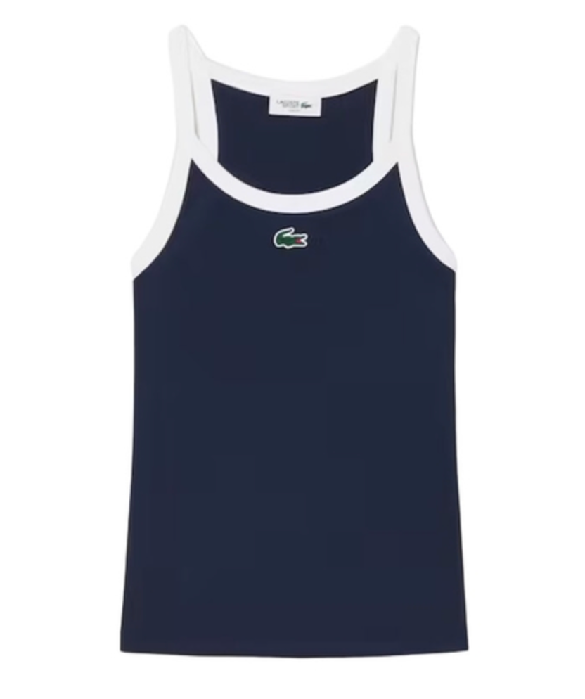 Lacoste Ribbed Women's Tennis Tank (TF419251525)