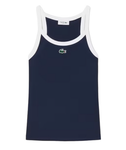 Lacoste Ribbed Women's Tennis Tank (TF419251525)
