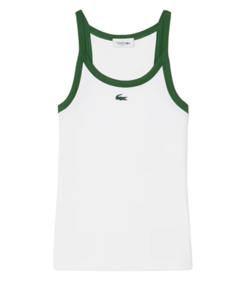 Lacoste Ribbed Women's Tennis Tank (TF419251525)