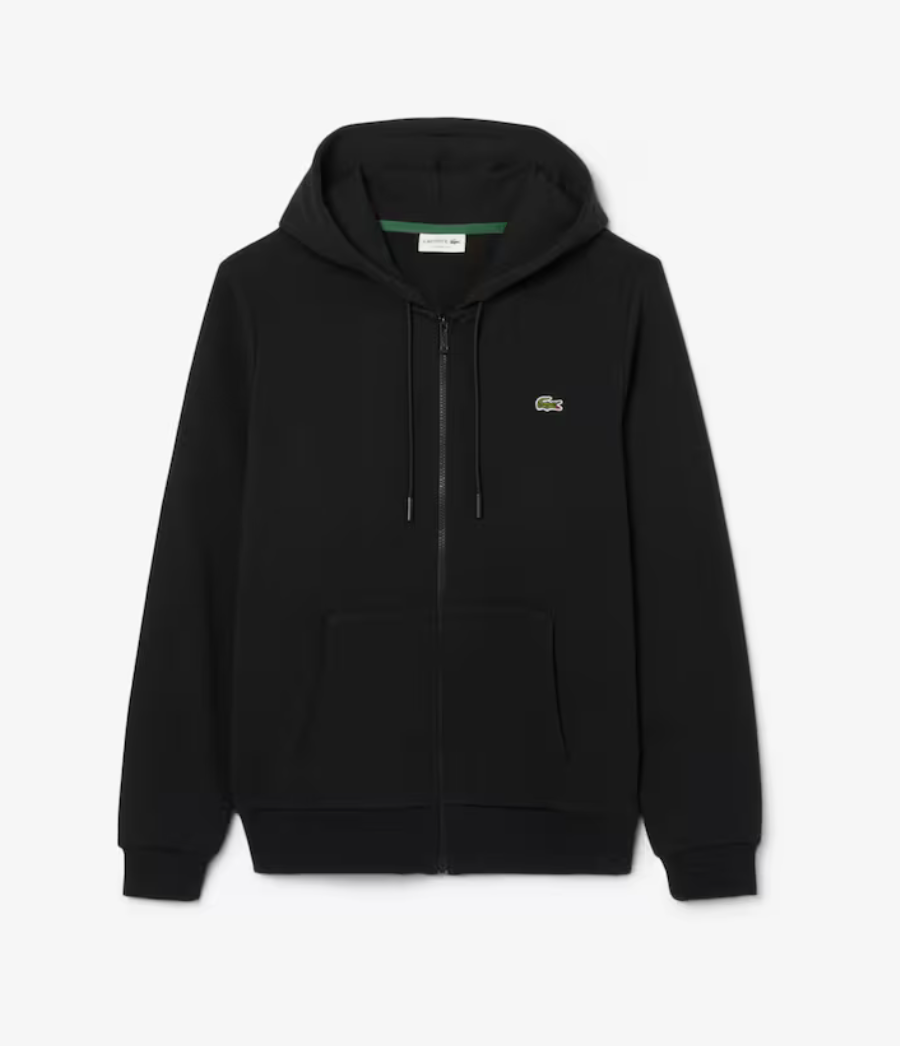 Men's Classic Fit Zip-Up Fleece Sweatshirt White (SH980951)